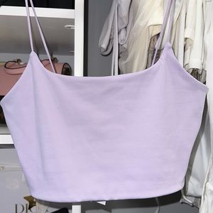 Lavender Basic Top